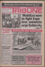  The Pacific Tribune - Wednesday, April 25, 1984   , page 1