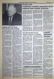   The Western Canadian Lumber Worker, Vol. XLIV No. 3, Jun.-Jul. 1976   , page 16