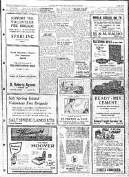 Saanich Peninsula And Gulf Islands Review Wed, September 30, 1953 (Page 9)