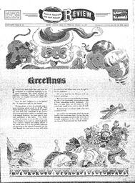 Saanich Peninsula And Gulf Islands Review Wed, December 24, 1947 (Page 1)