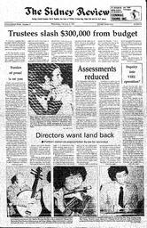 The Sidney Review Wed, February 3, 1982 (Page 1)
