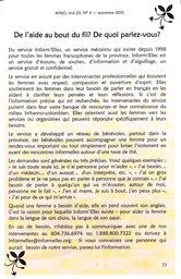   LA VOIX DES KOOTENAYS, 2010   , page 23