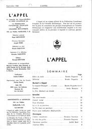   L'APPEL, LE MAGAZINE FRANCO-COLOMBIEN, 1966   , page 3