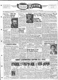 Saanich Peninsula And Gulf Islands Review Wed, August 24, 1955 (Page 1)