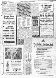 Saanich Peninsula And Gulf Islands Review Wed, April 15, 1953 (Page 7)