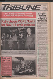   The Pacific Tribune - Wednesday, November 12, 1986   , page 1