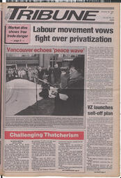   The Pacific Tribune - Wednesday, October 28, 1987   , page 1