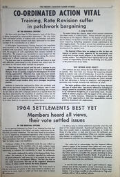   The Western Canadian Lumber Worker, Vol. XXXI, No. 17, 1st Issue Sep. 1964   , page 3