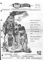 Saanich Peninsula And Gulf Islands Review Wed, December 22, 1965 (Page 1)