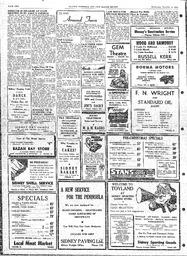 Saanich Peninsula And Gulf Islands Review Wed, December 8, 1954 (Page 2)