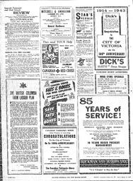Saanich Peninsula And Gulf Islands Review Wed, March 17, 1943 (Page 2)