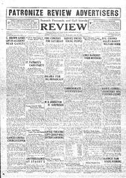 Saanich Peninsula And Gulf Islands Review Wed, February 14, 1934 (Page 1)