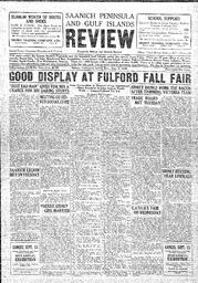 Sidney And Islands Review Thu, September 9, 1926 (Page 1)