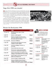   TRANSITION BULLETIN D'INFORMATION, 1998   , page 7