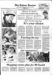 The Sidney Review Wed, July 9, 1980 (Page 1)