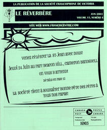   LE RÉVERBÈRE, 2003   , page 1