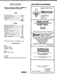   NOS AFFAIRES, 1984-1985   , page 3