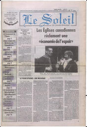 Le Soleil de Colombie-Britannique, March 22, 1996, page 1
