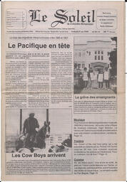 Le Soleil de Colombie-Britannique, May 21, 1993, page 1