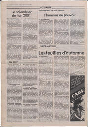 Le Soleil de Colombie, November 20, 1987, page 16
