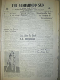 The Semiahmoo Sun and White Rock Weekly, January 17, 1957 (Page 1)
