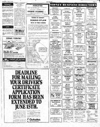 The Sidney Review Wed, June 12, 1974 (Page 15)