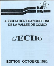   L'ÉCHO, 1993   , page 1