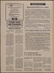 Le Soleil de Colombie, January 28, 1977, page 2