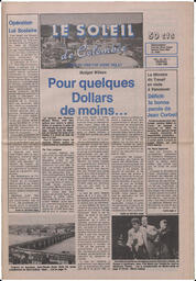 Le Soleil de Colombie, May 5, 1989, page 1