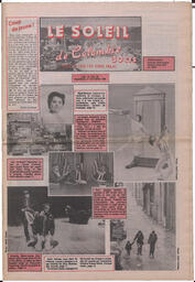 Le Soleil de Colombie, October 21, 1988, page 1