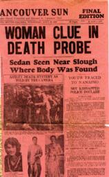 Vancouver Sun newspaper article: 26-Apr-33