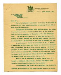 Letter to Vance, from Secretary, B.C. Darymen's Association: 15-Jan-14