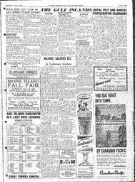 Saanich Peninsula And Gulf Islands Review Wed, August 13, 1958 (Page 9)