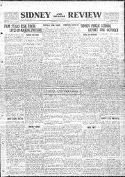 Sidney And Islands Review Thu, November 5, 1925 (Page 1)