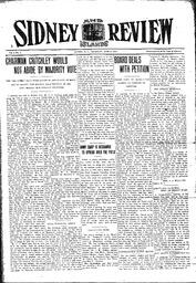 Sidney And Islands Review Thu, June 22, 1916 (Page 1)