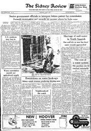 The Sidney Review Wed, August 3, 1977 (Page 1)