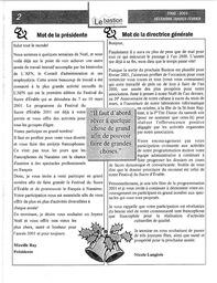   LE BASTION DE NANAIMO, 2000-2001   , page 4