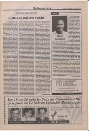 Le Soleil de Colombie-Britannique, August 5, 1994, page 3