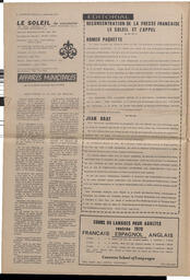 Le Soleil de Vancouver, September 4, 1970, page 2