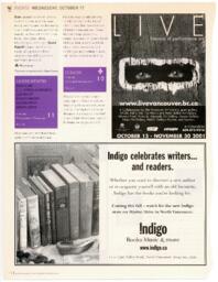 LIVE Biennial of Performance Art Print Advertisement