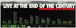 LIVE at the End of the Century Poster