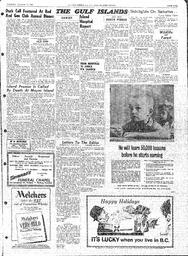 Saanich Peninsula And Gulf Islands Review Wed, December 13, 1961 (Page 9)