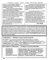   LE MOUSTIQUE PACIFIQUE, 2003   , page 16