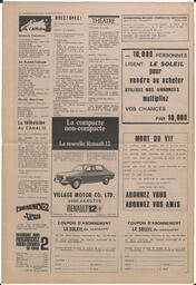 Le Soleil de Vancouver, September 4, 1970, page 12