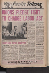   The Pacific Tribune - Friday, October 5, 1973   , page 1