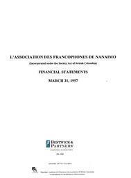   ÉTATS FINANCIERS - EN, 1997   , page 1