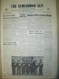 The Semiahmoo Sun and White Rock Weekly, August 16, 1956 (Page 1)
