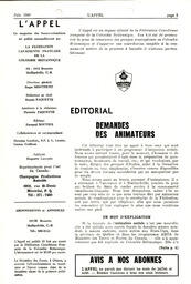   L'APPEL, LE MAGAZINE FRANCO-COLOMBIEN, 1968   , page 3