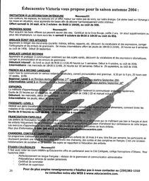   LE RÉVERBÈRE, 2004   , page 20