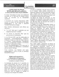   LE BASTION DE NANAIMO, 2001   , page 12